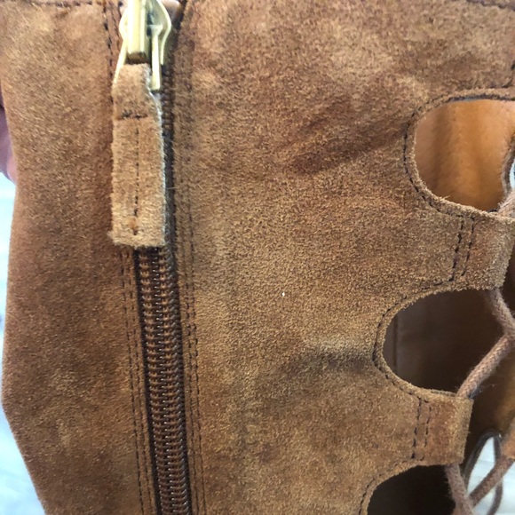 Franco Sarto SZ 5.5 Cognac Sandal Boots NWOT *Never Worn* Prairieposherca - Picture 4 of 7